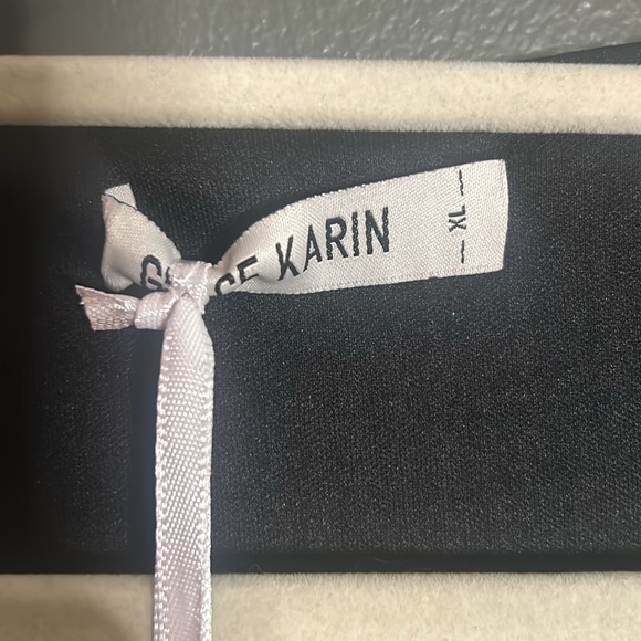 XL GRACE KARIN Sequin Women Short Sleeve Sparkly Blouse in Blue Ocean - Picture 4 of 7